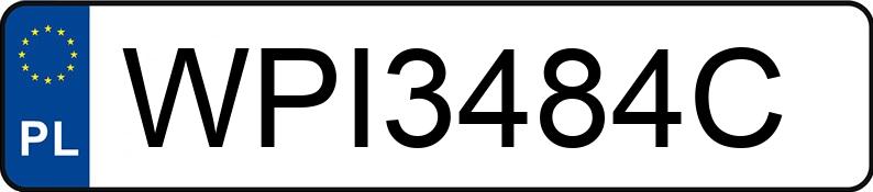 Numer rejestracyjny WPI 3484C posiada MAZDA 3 - 2.0 MR`17 E6 SkyMotion Aut. - WPI3484C