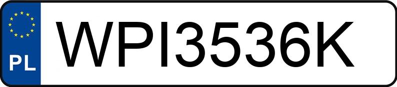 Numer rejestracyjny WPI 3536K posiada MERCEDES-BENZ CLS 350 CDI 4MATIC - WPI3536K