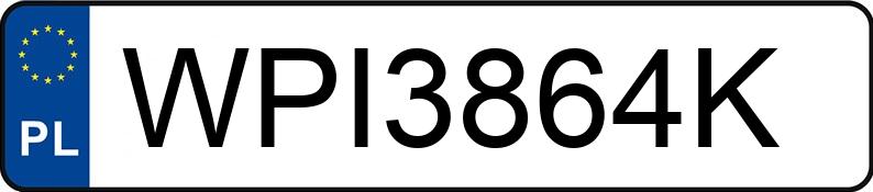 Numer rejestracyjny WPI 3864K posiada HYUNDAI Santa Fe 2.7 MR`00 E4 GLS/Elegance 4WD - WPI3864K