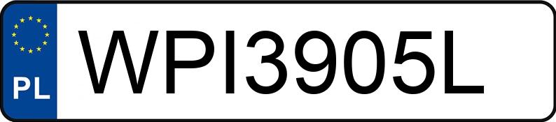 Numer rejestracyjny WPI 3905L posiada DAIMLERCHRYSLER C 220 CDI - WPI3905L