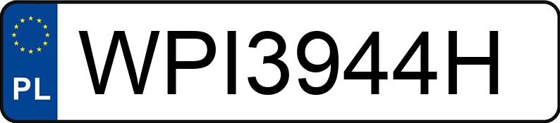 Numer rejestracyjny WPI 3944H posiada BMW 320D - WPI3944H