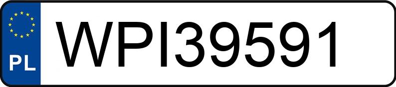 Numer rejestracyjny WPI 39591 posiada PEUGEOT PARTNER 1.6HDI90L2 - WPI39591