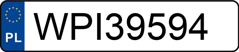 Numer rejestracyjny WPI 39594 posiada OPEL ASTRA - WPI39594