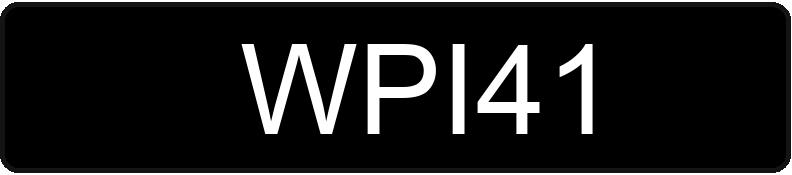Numer rejestracyjny WPI 41 posiada FSO-WARSZAWA 125P ME - WPI41 Numer rejestracyjny WPI 41 posiada FSO-WARSZAWA 125P ME - WPI41