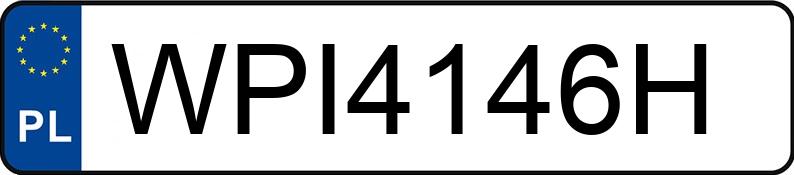 Numer rejestracyjny WPI 4146H posiada VOLVO V50 - WPI4146H