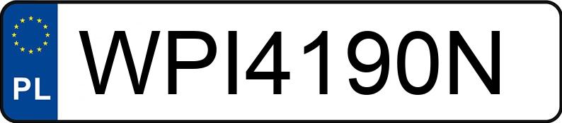 Numer rejestracyjny WPI 4190N posiada MERCEDES-BENZ C 200 Kompressor MR`07 E4 204 Classic - WPI4190N