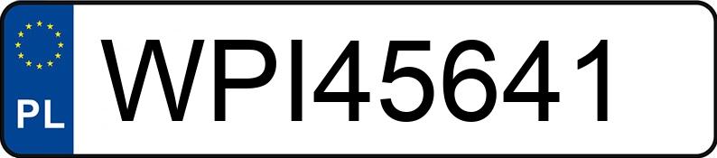 Numer rejestracyjny WPI 45641 posiada FORD FIESTA - WPI45641 Numer rejestracyjny WPI 45641 posiada FORD FIESTA - WPI45641