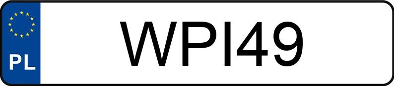 Numer rejestracyjny WPI 49 posiada CHEVROLET 3100 PICKUP - WPI49 Numer rejestracyjny WPI 49 posiada CHEVROLET 3100 PICKUP - WPI49