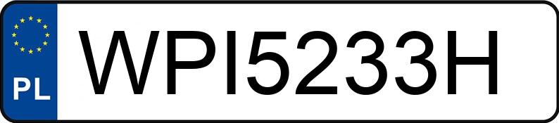 Numer rejestracyjny WPI 5233H posiada VOLVO XC70 - WPI5233H