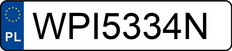 Numer rejestracyjny WPI 5334N posiada SUZUKI Vitara FL 1.4 Mild Hybrid MR`25 E6e-bis - WPI5334N