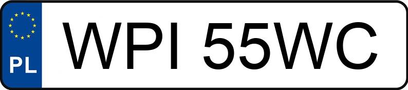 Numer rejestracyjny WPI 55WC posiada BMW 320i Kat. E36 320i Kat. E36 - WPI55WC