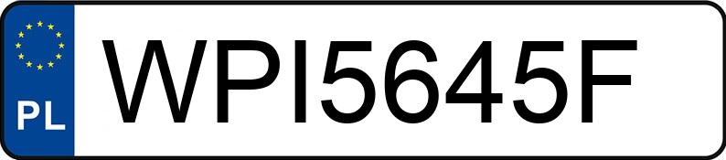 Numer rejestracyjny WPI 5645F posiada AUDI A4 - WPI5645F Numer rejestracyjny WPI 5645F posiada AUDI A4 - WPI5645F