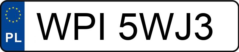 Numer rejestracyjny WPI 5WJ3 posiada RENAULT MEGANE II 1.6 KAT - WPI5WJ3 Numer rejestracyjny WPI 5WJ3 posiada RENAULT MEGANE II 1.6 KAT - WPI5WJ3