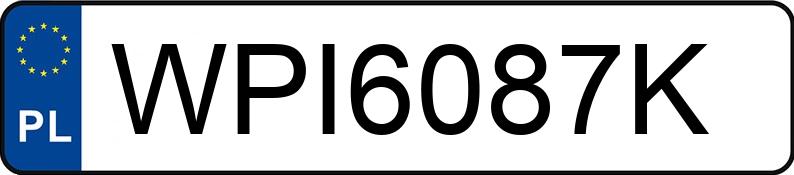 Numer rejestracyjny WPI 6087K posiada MAZDA 3 - WPI6087K