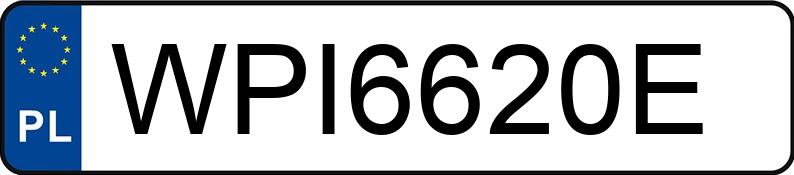 Numer rejestracyjny WPI 6620E posiada MERCEDES-BENZ CLK 500 - WPI6620E
