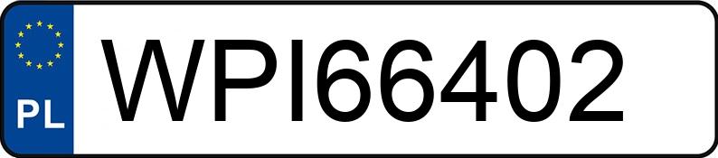 Numer rejestracyjny WPI 66402 posiada VOLKSWAGEN PASSAT - WPI66402