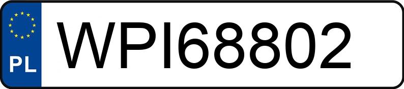 Numer rejestracyjny WPI 68802 posiada MITSUBISHI OUTLANDER - WPI68802