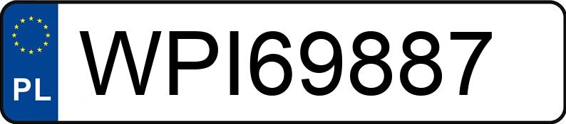 Numer rejestracyjny WPI 69887 posiada SUZUKI SWIFT - WPI69887