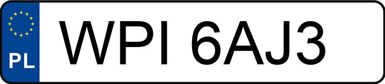 Numer rejestracyjny WPI 6AJ3 posiada VOLKSWAGEN Transporter T4 Diesel 2.6t Transporter T4 Diesel 2.6t - WPI6AJ3