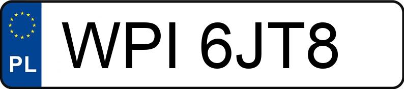 Numer rejestracyjny WPI 6JT8 posiada HONDA Civic 1.5i MR`95 i - WPI6JT8