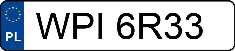 Numer rejestracyjny WPI 6R33 posiada LAND ROVER Discovery II 2.5 TD MR`98 E1 TD 5 - WPI6R33