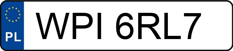 Numer rejestracyjny WPI 6RL7 posiada TOYOTA Corolla Hatchback MR`02 E3 Terra - WPI6RL7