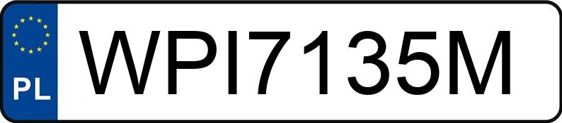 Numer rejestracyjny WPI 7135M posiada BMW 316 I - WPI7135M Numer rejestracyjny WPI 7135M posiada BMW 316 I - WPI7135M