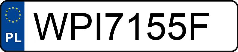 Numer rejestracyjny WPI 7155F posiada AUDI A4 - WPI7155F Numer rejestracyjny WPI 7155F posiada AUDI A4 - WPI7155F