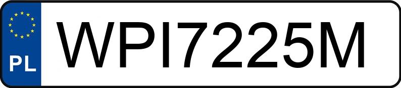 Numer rejestracyjny WPI 7225M posiada BMW 318I - WPI7225M
