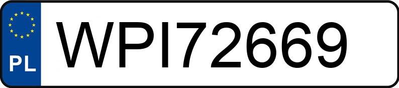 Registreringsnummeret WPI 72669 har MITSUBISHI Colt 1.3 MR`04 E3 Inform - WPI72669