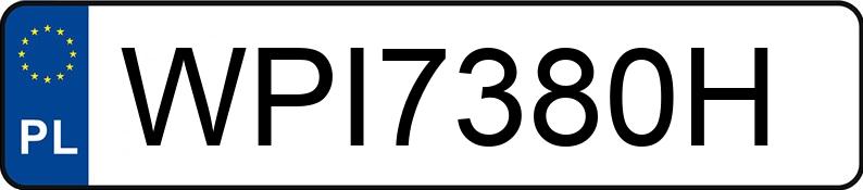 Numer rejestracyjny WPI 7380H posiada FORD Mondeo 1.5 EcoBoost MR`19 E6 - WPI7380H Numer rejestracyjny WPI 7380H posiada FORD Mondeo 1.5 EcoBoost MR`19 E6 - WPI7380H