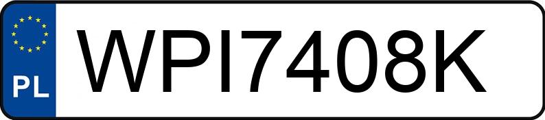 Numer rejestracyjny WPI 7408K posiada VOLKSWAGEN TIGUAN - WPI7408K