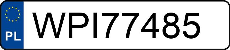 Numer rejestracyjny WPI 77485 posiada OPEL ASTRA - WPI77485