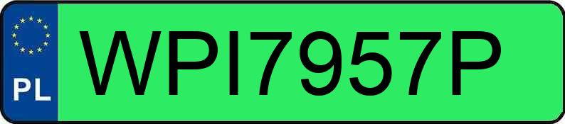 Die Registrierungsnummer WPI 7957P hat MERCEDES-BENZ EQA 250+ MR`24 H243 Electric Art 71kWh - WPI7957P