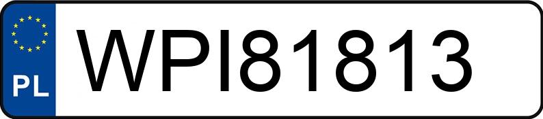 Numer rejestracyjny WPI 81813 posiada VOLKSWAGEN LT 35 - WPI81813