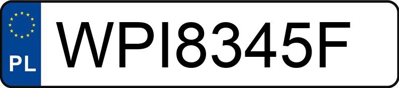 Numer rejestracyjny WPI 8345F posiada VOLKSWAGEN Golf IV 1.4 MR`97 Comfortline - WPI8345F