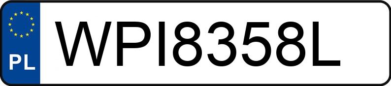 Numer rejestracyjny WPI 8358L posiada PORSCHE 944 - WPI8358L