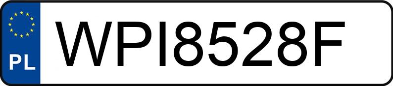 Numer rejestracyjny WPI 8528F posiada BMW 316i Kat. MR`98 E46 316i Kat. MR`98 E46 - WPI8528F