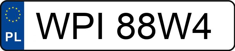 Numer rejestracyjny WPI 88W4 posiada BMW 316i Kat. MR`01 E3 E46 316i Kat. MR`01 E3 E46 - WPI88W4 Numer rejestracyjny WPI 88W4 posiada BMW 316i Kat. MR`01 E3 E46 316i Kat. MR`01 E3 E46 - WPI88W4
