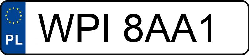 Numer rejestracyjny WPI 8AA1 posiada SKODA OCTAVIA - WPI8AA1 Numer rejestracyjny WPI 8AA1 posiada SKODA OCTAVIA - WPI8AA1