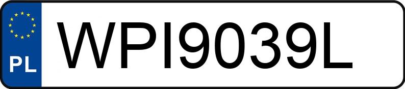 Numer rejestracyjny WPI 9039L posiada FORD MONDEO HYBRID - WPI9039L