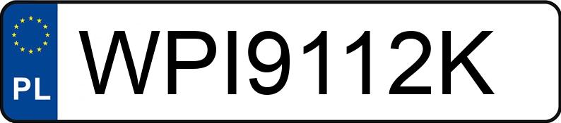 Numer rejestracyjny WPI 9112K posiada FORD MONDEO - WPI9112K