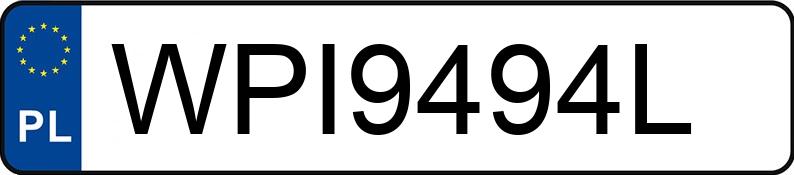 Numer rejestracyjny WPI 9494L posiada HYUNDAI COUPE - WPI9494L