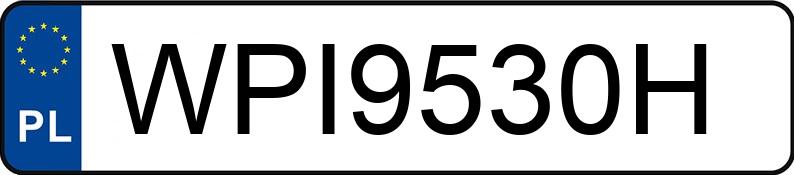 Numer rejestracyjny WPI 9530H posiada AUDI A6 - WPI9530H