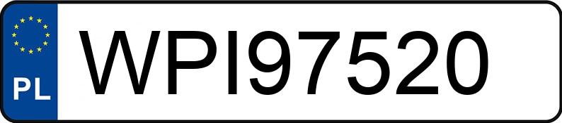 Numer rejestracyjny WPI 97520 posiada PEUGEOT 406 1.8 KAT - WPI97520 Numer rejestracyjny WPI 97520 posiada PEUGEOT 406 1.8 KAT - WPI97520