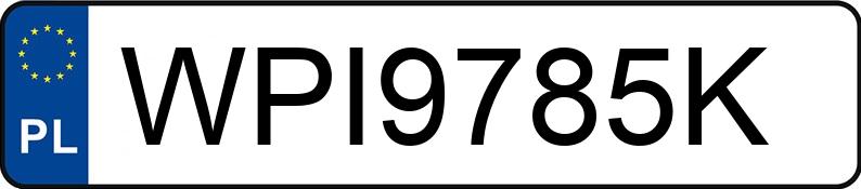 Numer rejestracyjny WPI 9785K posiada MAZDA 6 - WPI9785K Numer rejestracyjny WPI 9785K posiada MAZDA 6 - WPI9785K