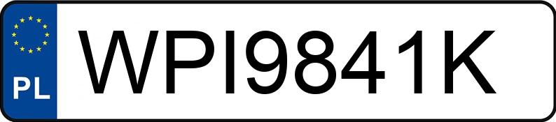 Numer rejestracyjny WPI 9841K posiada SUBARU LEGACY - WPI9841K