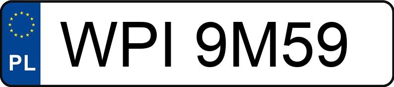 RegistreringsnummerWPI 9M59 har VOLKSWAGEN Passat B6 2.0 TDI MR`05 E4 Trendline - WPI9M59