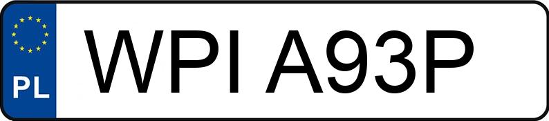 Numer rejestracyjny WPI A93P posiada YAMAHA Choppery od 1000 ccm - WPIA93P