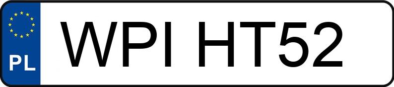 Numer rejestracyjny WPI HT52 posiada VOLKSWAGEN GOLF - WPIHT52 Numer rejestracyjny WPI HT52 posiada VOLKSWAGEN GOLF - WPIHT52